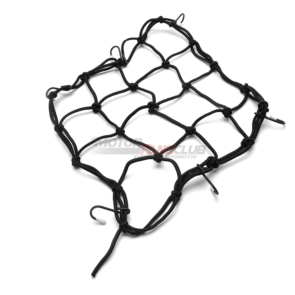 Stretches to 30 Black Boxer Tools Heavy-Duty 15 Cargo Net for Motorcycles ATVs
